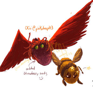 strawberry &amp; little bee! (@pinksheep103) [MAGMA]